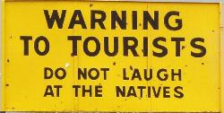 stinker warning to tourists